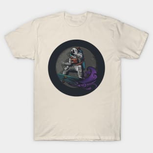 Astronaut skating T-Shirt